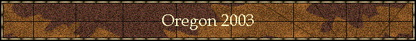 Oregon 2003